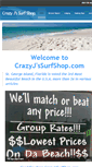 Mobile Screenshot of crazyjssurfshop.com